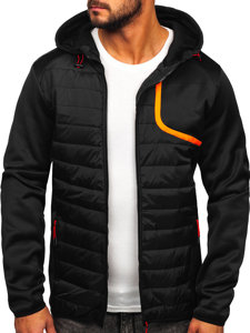 Blouson de transition pour homme noir Bolf KS2143