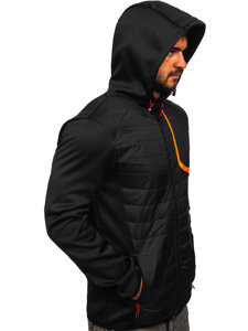 Blouson de transition pour homme noir Bolf KS2143