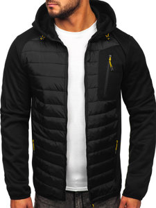 Blouson de transition pour homme noir Bolf KS2150   