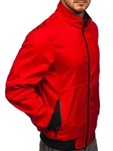 Blouson de transition rouge pour homme Bolf 6782    