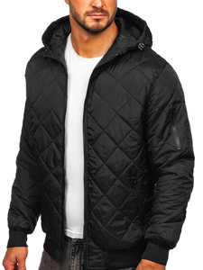 Blouson de transition sportif pour homme noir Bolf MY21