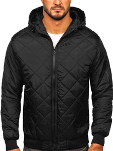 Blouson de transition sportif pour homme noir Bolf MY21