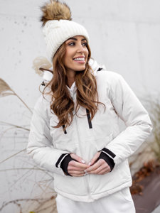 Blouson d'hiver de sport pour femme blanc Bolf HH012