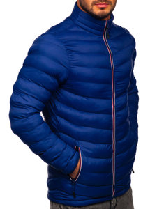 Blouson d'hiver de sport pour homme bleu foncé Bolf SM71