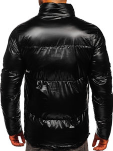 Blouson d'hiver matelassé pour homme noir Bolf 1188