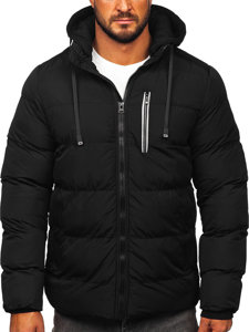 Blouson d'hiver matelassé pour homme noir Bolf 27M8112