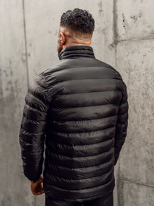 Blouson d'hiver matelassé pour homme noir Bolf 5M515