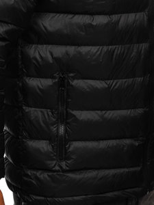 Blouson d'hiver matelassé pour homme noir Bolf 5M515