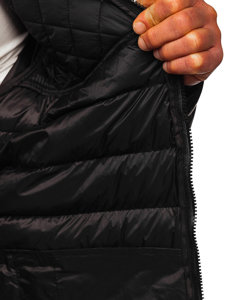 Blouson d'hiver matelassé pour homme noir Bolf 5M515