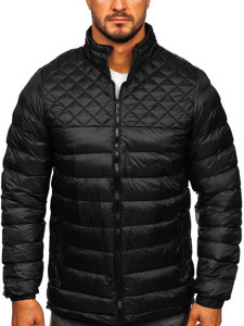 Blouson d'hiver matelassé pour homme noir Bolf 5M515