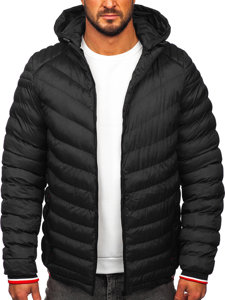 Blouson d'hiver matelassé pour homme noir Bolf 5M765