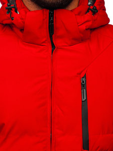 Blouson d'hiver matelassé pour homme rouge Bolf 5M756