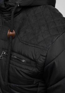 Blouson d'hiver pour homme noir Bolf 1673