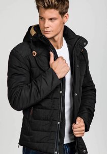 Blouson d'hiver pour homme noir Bolf 1673