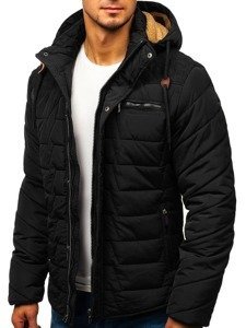 Blouson d'hiver pour homme noir Bolf 1673