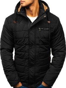 Blouson d'hiver pour homme noir Bolf 1673