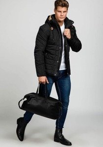 Blouson d'hiver pour homme noir Bolf 1673