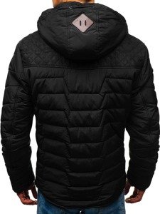 Blouson d'hiver pour homme noir Bolf 1673