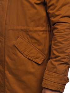 Blouson d'hiver pour homme parka camel Bolf EX838