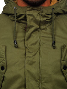 Blouson d'hiver pour homme parka vert Bolf 1794