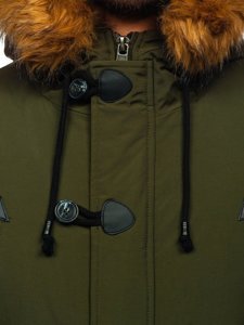 Blouson d'hiver pour homme parka vert Bolf 1888