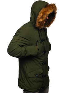 Blouson d'hiver pour homme parka vert Bolf 1888