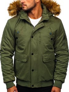 Blouson d'hiver pour homme vert Bolf 1778