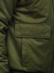 Blouson d'hiver pour homme vert Bolf 1778