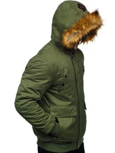 Blouson d'hiver pour homme vert Bolf 1778