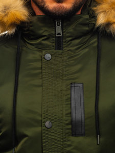 Blouson d'hiver pour homme vert Bolf 2129