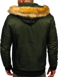 Blouson d'hiver pour homme vert Bolf 2129