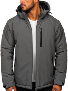 Blouson d'hiver sportif pour homme graphite Bolf HH011