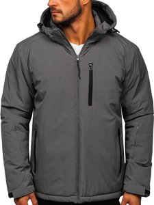 Blouson d'hiver sportif pour homme graphite Bolf HH011