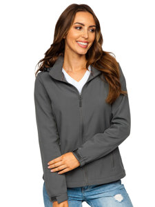 Blouson softshell de transition pour femme gris foncé Bolf HH018