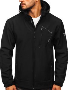 Blouson softshell pour homme noir Bolf BK124 