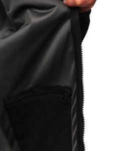 Blouson softshell pour homme noir Bolf T019