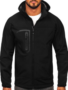 Blouson softshell pour homme noir Bolf T019