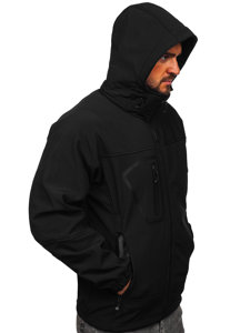 Blouson softshell pour homme noir Bolf T019