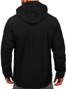 Blouson softshell pour homme noir Bolf T019