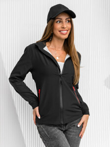 Blouson sportif de transition noir pour femme Bolf HM097