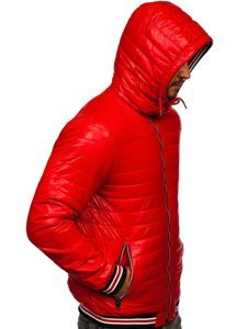 Blouson transition matelassé pour homme de rouge Bolf 6191  