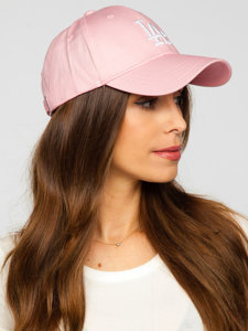 Casquette à visière rose Bolf CZ08