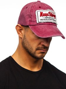 Casquette bordeaux Bolf CZ59  