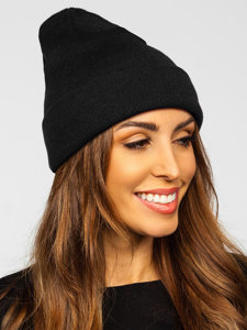 Casquette d'hiver pour femme noire YW09004