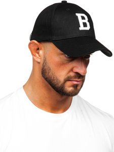 Casquette noire-blanche Bolf CZ07