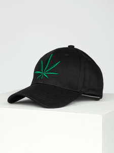 Casquette noire-verte Bolf CZ01