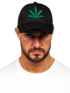 Casquette noire-verte Bolf CZ01