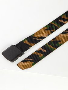 Ceinture en sangle pour homme camo-marron Bolf 979