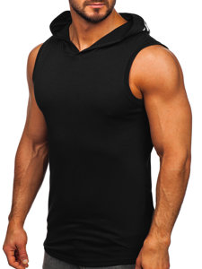 Débardeur imprimé pour homme noir Bolf 2537