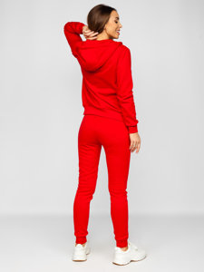 Ensemble de survêtement deux pièces pour femme rouge Bolf 0003